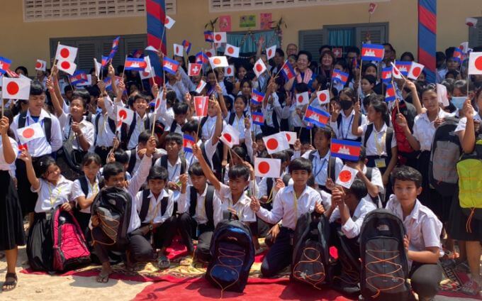 カンボジアPrey Tralach（プリ―・トララック）中学校